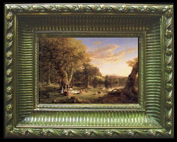 framed  Thomas Cole A Pic-Nic Party, Ta120
